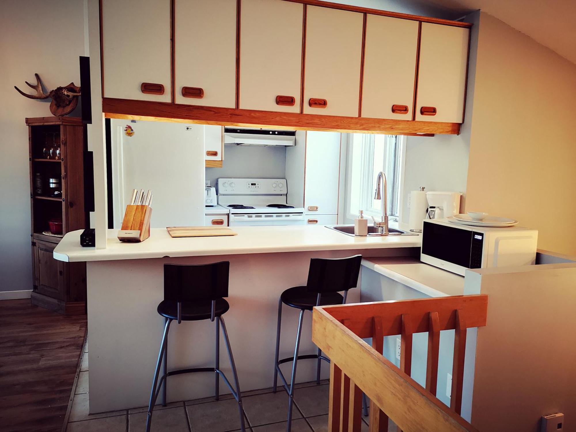 Condo Sur 2 Niveaux Avec Magnifique Vue Sur La Montagne Stoneham Eksteriør billede